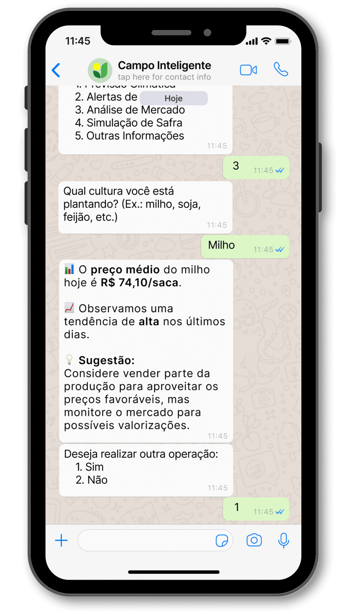 Solução recomendada